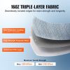 VEVOR RV Awning Fabric Replacement, 19'2" Fabric Length for 20' Awning, Heavy Duty 3-Ply 16oz PVC Camper Awning Fabric, Waterproof & UV Protection Out