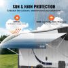 VEVOR RV Awning Fabric Replacement, 19'2" Fabric Length for 20' Awning, Heavy Duty 3-Ply 16oz PVC Camper Awning Fabric, Waterproof & UV Protection Out